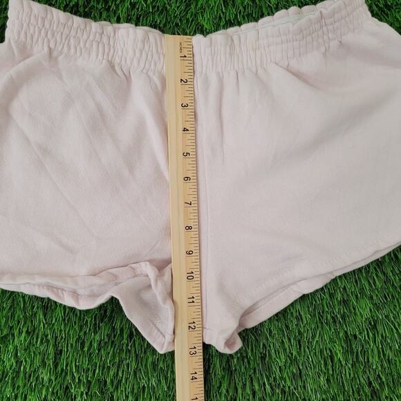 Vintage 80s Gym Shorts Womens M/L Pink USA - Picture 9 of 13